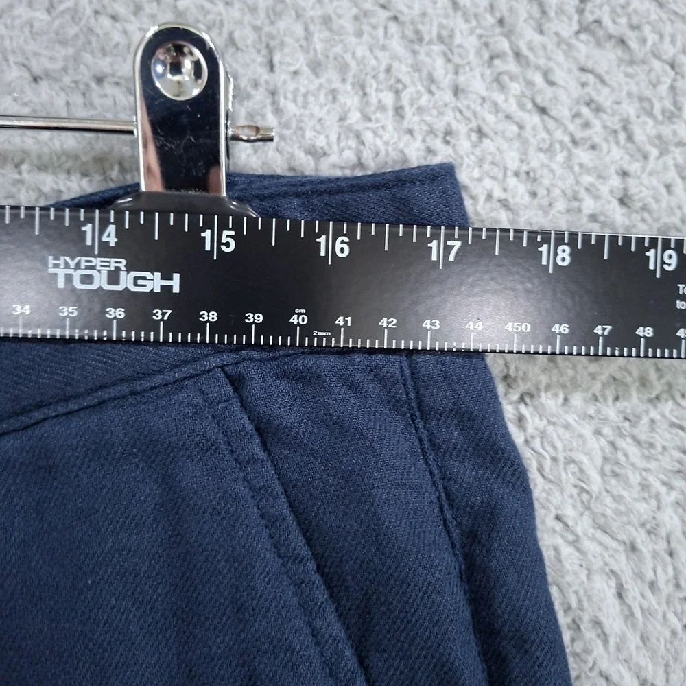 Porter & Ash Pants Mens 34x29 Linen Chino Navy Slim Fit Washable Preppy Beach